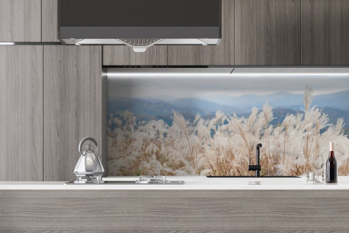 Ochronny Panel na ścianę | Dekoracyjna osłona między szafki do kuchni w stylu boho, skandynawskim P21355 - zdjęcie 2