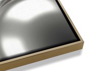 Abstrakcyjny Obraz w eleganckiej ramie American Box | Srebrne i Złote kule- nowoczesna dekoracja Glamour R241315 Naklejkomania - zdjecie 5 - miniatura