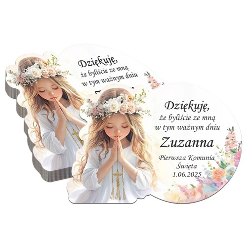 Prezenty dla Gości na Komunię- magnes na lodówkę | Podziękowania, Upominek | Pamiątka komunijna 66674 - zdjęcie 2