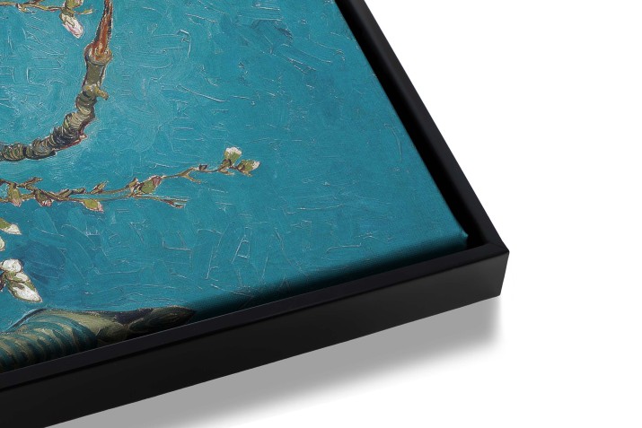Obraz na płótnie &amp;amp;quot;Migdałowiec&amp;amp;quot;- reprodukcja malarstwa Vincenta Van Gogha w dekoracyjnej ramie typu American Box R92072 - zdjęcie 5