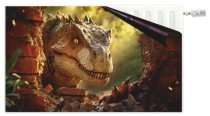 Maskownica kaloryfera- dinozaur | Dekoracyjna Osłona grzejnika z dziurą 3D Park Jurajski 81705 Naklejkomania - zdjecie 1 - miniatura