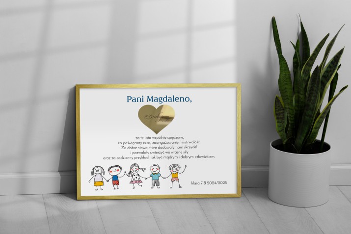 Prezent dla Nauczyciela na Zakończenie Roku Szkolnego, Dzień Nauczyciela | Upominek dla wychowawcy od klasy 81808 - zdjęcie 2