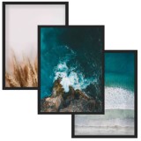 Zestaw plakatów trzy plakaty plakat styl skandynawski SEA KP002 Naklejkomania - zdjecie 1 - miniatura