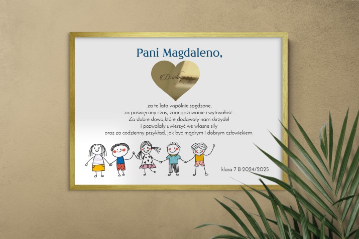 Prezent dla Nauczyciela na Zakończenie Roku Szkolnego, Dzień Nauczyciela | Upominek dla wychowawcy od klasy 81808 - zdjęcie 5