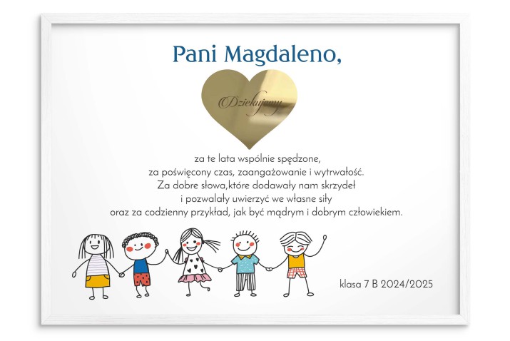 Prezent dla Nauczyciela na Zakończenie Roku Szkolnego, Dzień Nauczyciela | Upominek dla wychowawcy od klasy 81808 - zdjęcie 4