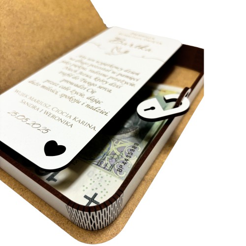 Pamiątka Komunii Świętej- pudełko na pieniądze | Prezent na Komunię, Pamiątka komunijna 66434 - zdjęcie 8