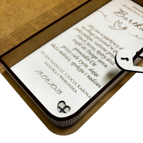 Pamiątka Komunii Świętej- pudełko na pieniądze | Prezent na Komunię, Pamiątka komunijna 66434 - zdjęcie 7