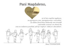 Eleganckie Podziękowanie dla Nauczyciela | Prezent, Upominek dla wychowawcy | Plakat na Zakończenie Roku Szkolnego 81807 Naklejkomania - zdjecie 3 - miniatura