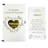 Pierwsza Komunia Święta- Pudełko na pieniądze, Pamiątka Pierwszej Komunii | Prezent na Komunię dla dziewczynki, chłopca 66436 Naklejkomania - zdjecie 2 - miniatura