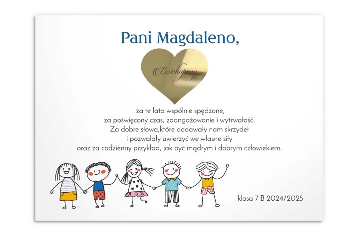 Prezent dla Nauczyciela na Zakończenie Roku Szkolnego, Dzień Nauczyciela | Upominek dla wychowawcy od klasy 81808 - zdjęcie 3