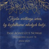 Elegancki Prezent dla wychowawcy na Zakończenie Roku Szkolnego- Drewniane pudełko z grawerem | Prezenty dla nauczycieli 66440 Naklejkomania - zdjecie 3 - miniatura