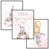 Zestaw trzech plakatów z metryczką, metryczka MT011 Naklejkomania - zdjecie 1 - miniatura