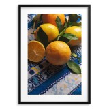 Plakat z cytrynami do kuchni, jadalni | Dekoracja w stylu śródziemnomorskim 94160 Naklejkomania - zdjecie 3 - miniatura