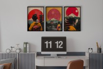Plakaty z Motywem Japonii – Gejsze, Pagoda, Góra Fuji | Orientalna Dekoracja ścienna w stylu Vintage 81837 Naklejkomania - zdjecie 7 - miniatura