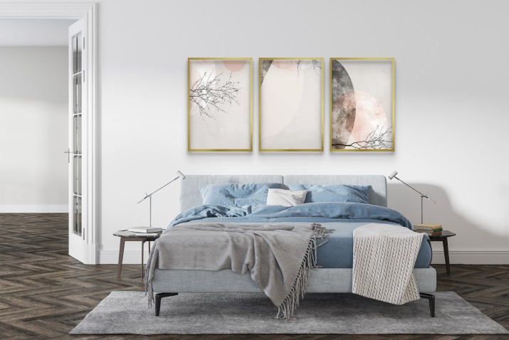 Subtelne Plakaty w pastelowych barwach | Dekoracja do wnętrz w stylu japandi, zen i skandynawskim 81862 - zdjęcie 5