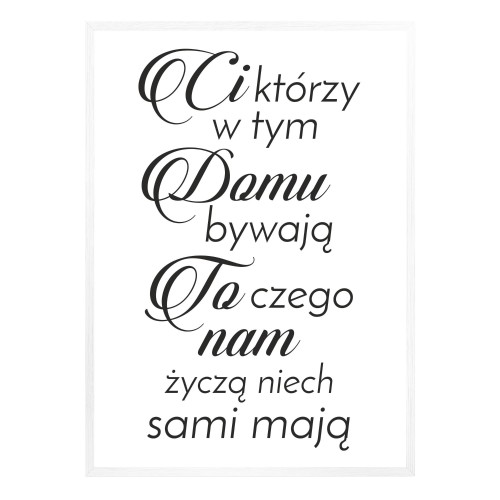 Plakat cytat Ci którzy... 61267 Naklejkomania - zdjecie 1