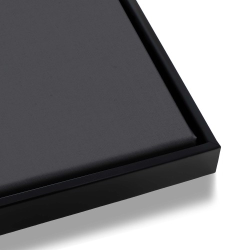Minimalistyczny Obraz w ramie American Box- Złote kształty na czarnym tle | Elegancka dekoracja do salonu, biura R94175 - zdjęcie 5