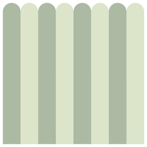 Dekoracyjna naklejka ochronna na ścianę- zielone pasy | Pastelowa Fototapeta dziecięca, Lamperia 66743 - zdjęcie 2