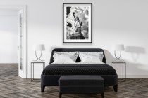 Czarno-biały Plakat Statua Wolności | Loftowa Dekoracja Nowy Jork | Monochromatyczny Poster na Ścianę 94155 Naklejkomania - zdjecie 8 - miniatura