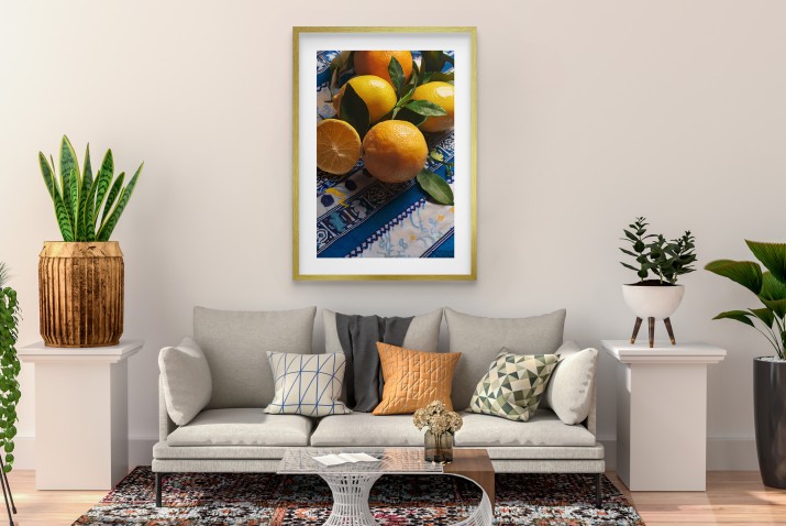 Plakat z cytrynami do kuchni, jadalni | Dekoracja w stylu śródziemnomorskim 94160 - zdjęcie 2