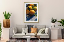 Plakat z cytrynami do kuchni, jadalni | Dekoracja w stylu śródziemnomorskim 94160 Naklejkomania - zdjecie 2 - miniatura