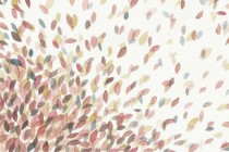 Pastelowa Fototapeta dla dzieci – akwarelowe liście w stylu boho | Dekoracja do pokoju dziewczynki, nastolatki 81885 Naklejkomania - zdjecie 2 - miniatura