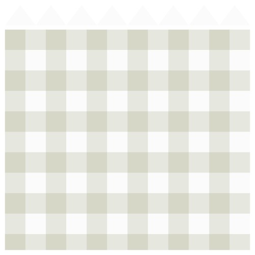 Dziecięca Lamperia w zieloną kratę- dekoracyjna osłona na ścianę | Pastelowa Fototapeta do pokoju dziecka 66751 - zdjęcie 2