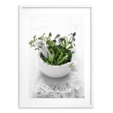 Plakat Kuchenny z Ziołami w moździerzu | Dekoracja na ścianę do jadalni 94166 Naklejkomania - zdjecie 3 - miniatura