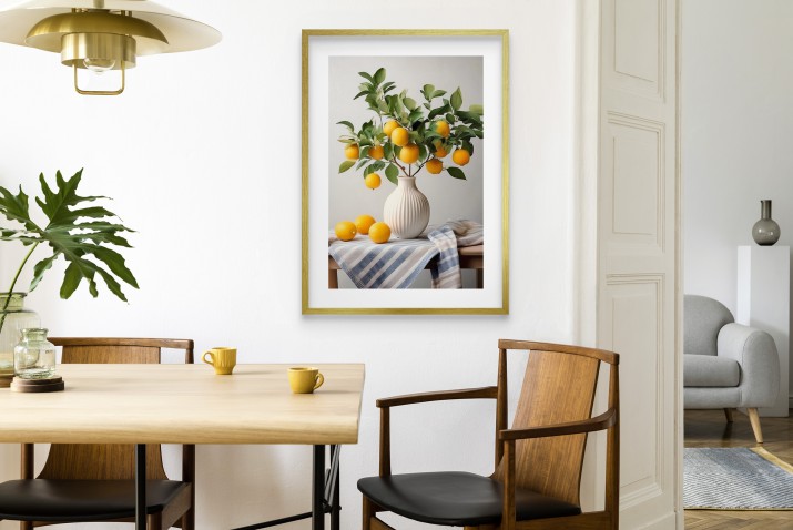 Plakat kuchenny z cytrynami- dekoracja do jadalni | Styl śródziemnomorski 94158 - zdjęcie 5