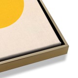 Obraz w nowoczesnej ramie American Box-  ptak, kwiaty i geometryczne kształty | Dekoracja w stylu orientalnym R94179 Naklejkomania - zdjecie 6 - miniatura