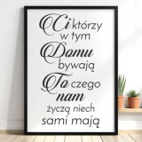 Plakat cytat Ci którzy... 61267 Naklejkomania - zdjecie 3 - miniatura