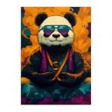 Artystyczny Plakat z Medytującą Pandą | Hipsterska Dekoracja Ścienna do Pokoju Młodzieżowego 94204 Naklejkomania - zdjecie 7 - miniatura