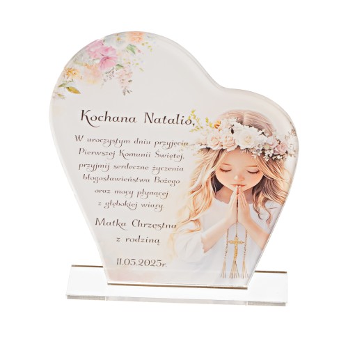 Statuetka- Pamiątka Pierwszej Komunii Świętej | Prezent na komunię 66073 - zdjęcie 4