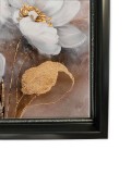 Elegancki tryptyk z biało-niebieskimi kwiatami | Nowoczesna sztuka ścienna w pastelowych odcieniach | Stylowe Obrazy z Kwiatami na płótnie 20978 Naklejkomania - zdjecie 7 - miniatura