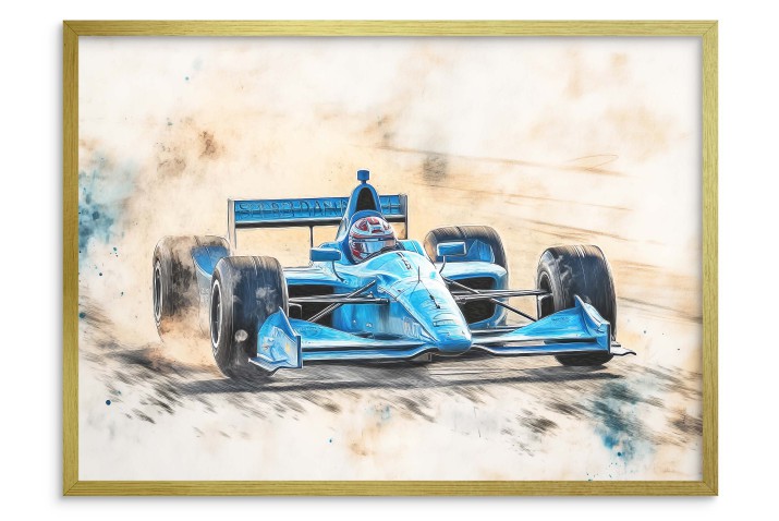 Plakat Formuła 1 – Samochód wyścigowy bolid F1 | Plakat dla chłopca, nastolatka, fana motoryzacji | Dekoracja ścienna P64224 - zdjęcie 4