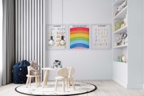 Plakaty edukacyjne w stylu Montessori– nauka języka angielskiego | Liczby 1–10, Alfabet, Dni tygodnia | Dekoracja do pokoju dziecka, przedszkola 82086 Naklejkomania - zdjecie 6 - miniatura
