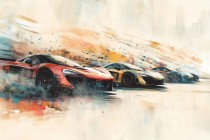 Fototapeta młodzieżowa- Supercars, Sportowe samochody | Dekoracja do pokoju nastolatka 64226 Naklejkomania - zdjecie 3 - miniatura
