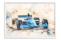 Plakat Formuła 1 – Samochód wyścigowy bolid F1 | Plakat dla chłopca, nastolatka, fana motoryzacji | Dekoracja ścienna P64224 Naklejkomania - zdjecie 3 - miniatura