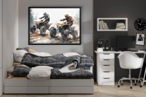 Plakat Młodzieżowy- Quady w terenie | Sportowa Dekoracja do pokoju nastolatka Off- Road P64219 Naklejkomania - zdjecie 2 - miniatura
