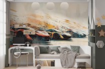Fototapeta młodzieżowa- Supercars, Sportowe samochody | Dekoracja do pokoju nastolatka 64226 Naklejkomania - zdjecie 1 - miniatura
