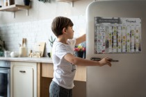 Dziecięcy Planer na lodówkę- Magnetyczna Tablica obowiązków dla chłopca Quady 4660 Naklejkomania - zdjecie 3 - miniatura
