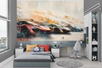 Fototapeta młodzieżowa- Supercars, Sportowe samochody | Dekoracja do pokoju nastolatka 64226 Naklejkomania - zdjecie 2 - miniatura