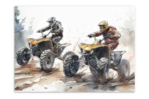 Plakat Młodzieżowy- Quady w terenie | Sportowa Dekoracja do pokoju nastolatka Off- Road P64219 Naklejkomania - zdjecie 7 - miniatura