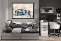 Plakat Formuła 1 – Samochód wyścigowy bolid F1 | Plakat dla chłopca, nastolatka, fana motoryzacji | Dekoracja ścienna P64224 Naklejkomania - zdjecie 6 - miniatura