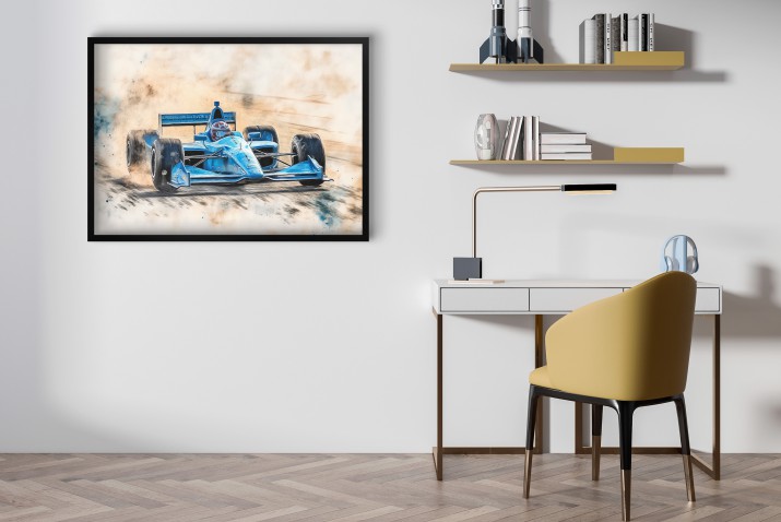 Plakat Formuła 1 – Samochód wyścigowy bolid F1 | Plakat dla chłopca, nastolatka, fana motoryzacji | Dekoracja ścienna P64224 - zdjęcie 2