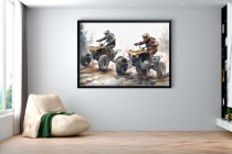 Plakat Młodzieżowy- Quady w terenie | Sportowa Dekoracja do pokoju nastolatka Off- Road P64219 Naklejkomania - zdjecie 5 - miniatura