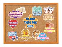 Naklejki motywacyjne dla dzieci- To jest twój rok żeby... | Dekoracje na gazetkę szkolną, do klasy, na drzwi 82187