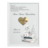 Podziękowanie dla wychowawcy na Dzień Nauczyciela- Plakat w ramie ze złotym sercem 82152 - miniaturka 2