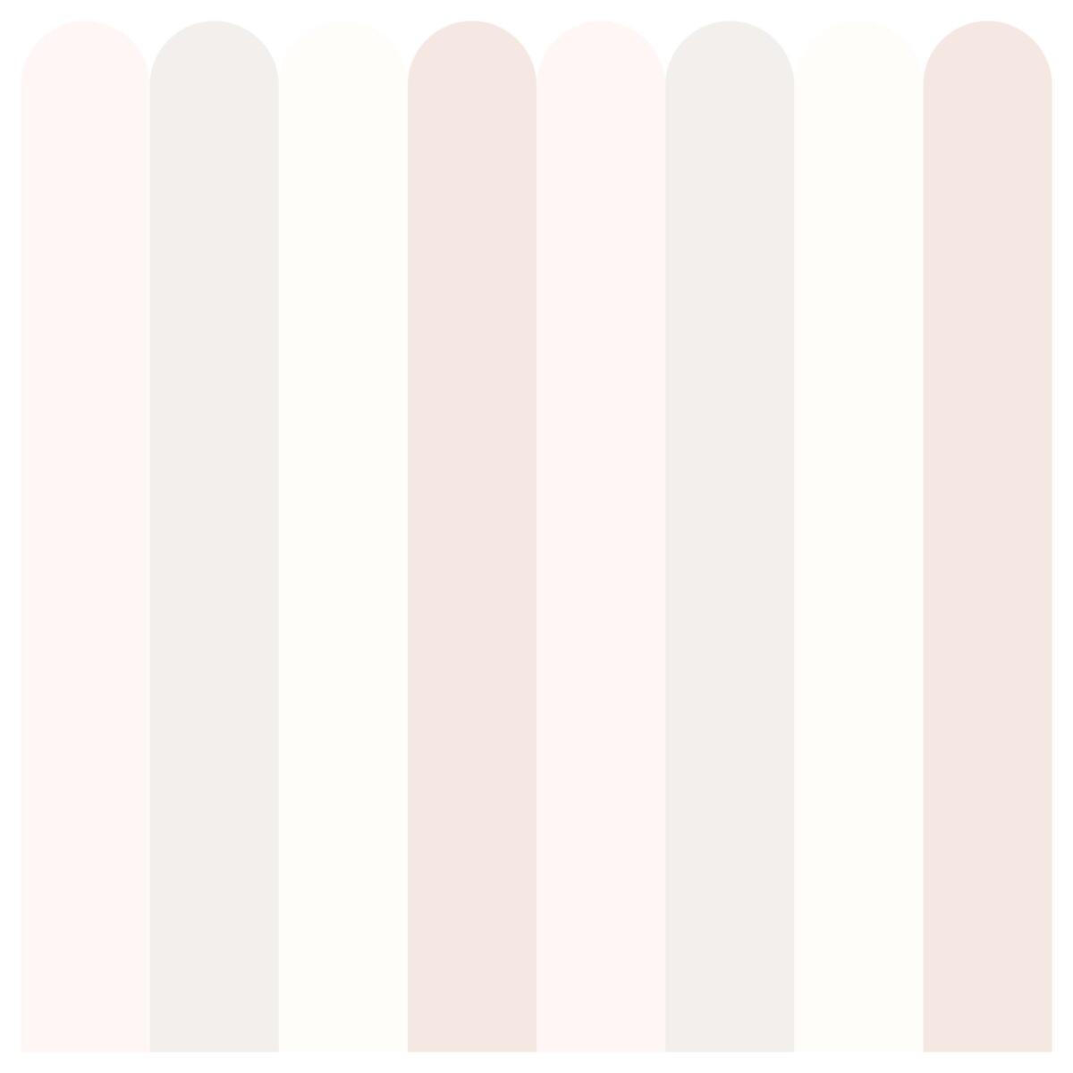 Naklejka dla dzieci- różowe paski | Lamperia do pokoju dziewczynki, do żłobka i przedszkola 66774 - zdjęcie 4