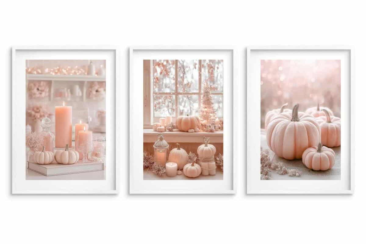 Plakaty Boho  | Zestaw Obrazów Nastrojowych z Motywem Roślinnym    | Beżowa Dekoracja do Salonu i Sypialni 82222 - zdjęcie 6